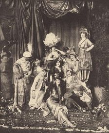A ball of the Arabian Nights (Persian Fete) at the countess Clémentine Félicité de..., May 19, 1912. Creator: Anonymous