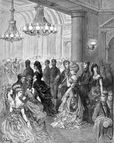 A Ball at the Mansion House 1872. Creator: Gustave Doré