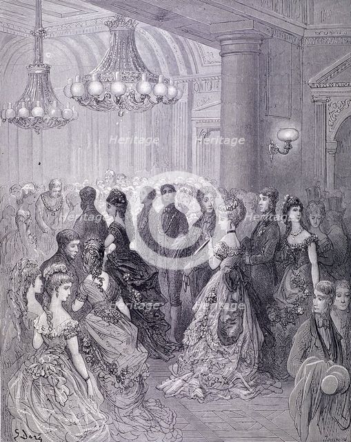 'A Ball at the Mansion House', 1872. Artist: Journard