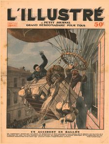 A ballooning accident, 1932. Creator: Unknown