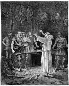 A bard reciting the noble traditions of the family, 1882-1884