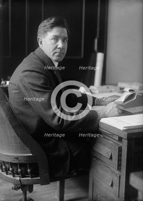A. Barkman, Department of Labor, 1918. Creator: Harris & Ewing.