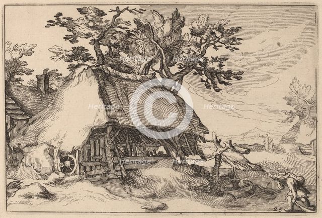 A Barn, 1620. Creator: Claes Jansz Visscher.