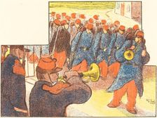 A Bas Le Progrès!; Mademoiselle Julie; Le Ménage Brésile, 1893. Creator: Henri-Gabriel Ibels