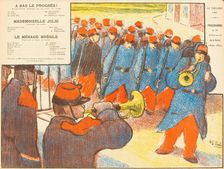 A Bas Le Progrès!; Mademoiselle Julie; Le Ménage Brésile, 1893. Creator: Henri-Gabriel Ibels