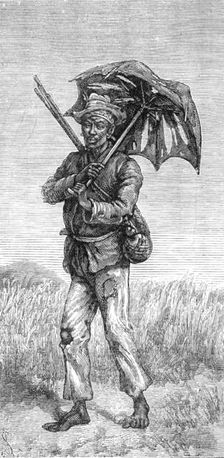 A Basuto out for a walk, 1881. Creator: Unknown