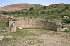 A basilica in Bulla Regia, Tunisia. Creator: Samuel Magal