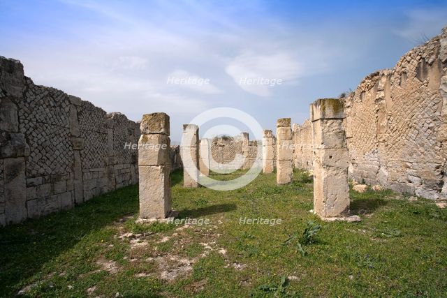 A basilica in Bulla Regia, Tunisia. Creator: Samuel Magal.