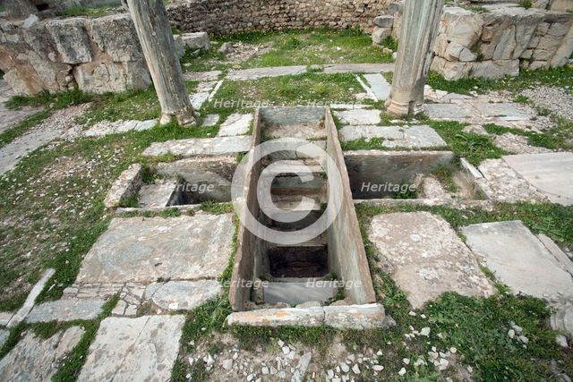 A basilica in Bulla Regia, Tunisia. Creator: Samuel Magal.