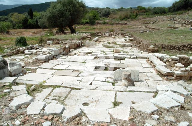A basilica in Messene, Greece. Creator: Samuel Magal.
