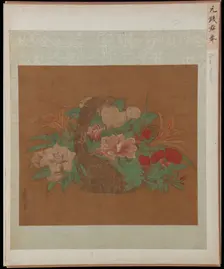 A Basket of Flowers, Ming dynasty, 16th century. Creator: Unknown