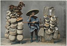 A Basket Making Merchant c1890