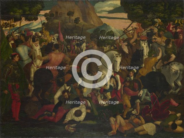 A Battle, 1530s. Artist: Italian master  