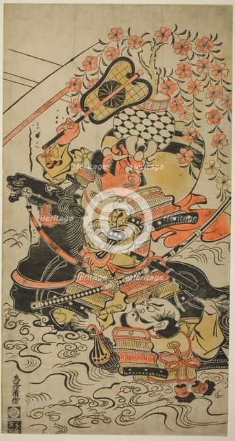 A Battle in Mid-Stream, c. 1705/10. Creator: Torii Kiyonobu I.