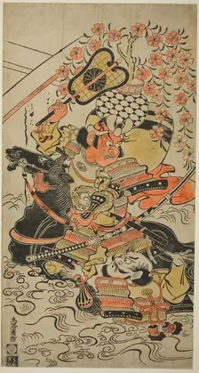 A Battle in Mid-Stream, c. 1705/10. Creator: Torii Kiyonobu I
