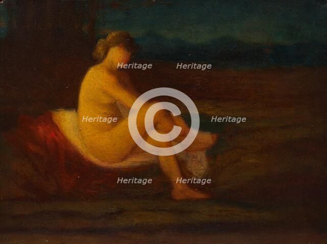 A Bather, 1800s. Creator: Robert Loftin Newman (American, 1827-1912).