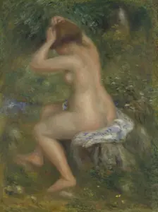 A Bather, ca. 1886-1890. Artist: Renoir, Pierre Auguste (1841-1919)