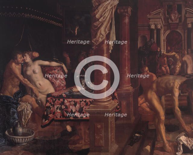 A Bathhouse, 1584-1625. Creator: Pieter Isaacsz.