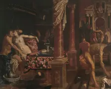 A Bathhouse, Early 17th century. Creator: Isaacsz, Pieter (1569-1625)