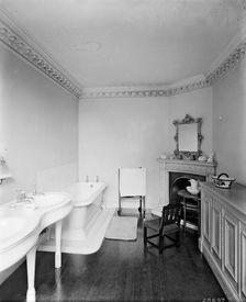 A bathroom at 41 Grosvenor Square, Westminster, London. Artist: Bedford Lemere and Company