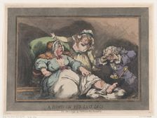 A Bawd on her Last Legs, October 1, 1792., October 1, 1792. Creator: Thomas Rowlandson
