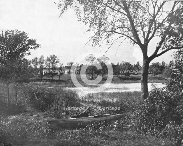 A Bay in Lac la Belle, Oconomowoc, Wisconsin, USA, c1900.  Creator: Unknown.