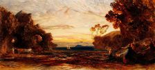A Bay Scene, c1830s-40s. Creator: Samuel Palmer