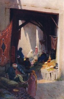A Bazaar c1880, (1904). Artist: Robert George Talbot Kelly
