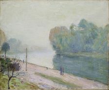 A Bend in the River Loing, 1896. Artist: Alfred Sisley