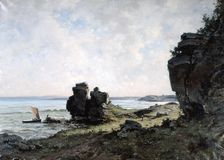A Beautiful Morning at the Coast of Brittany 1882. Artist: Emmanuel Lansyer