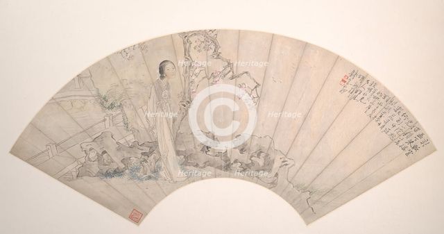 A Beauty, dated 1876. Creator: Qian Huian.