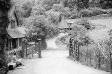 A beach cafe at the end of a winding lane, c1945-c1965. Artist: SW Rawlings