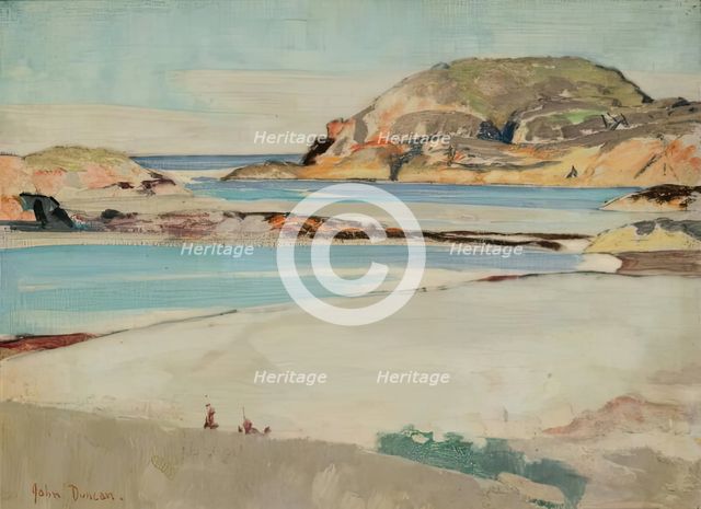 A Beach Scene, 1900-1924. Creator: John Duncan.