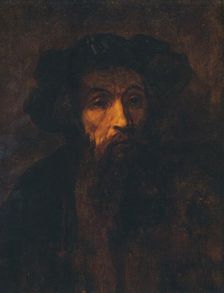 A Bearded Man in a Cap, (1657), 1903. Artist: Rembrandt Harmensz van Rijn