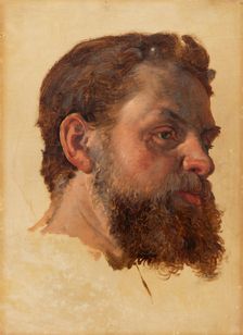 A Bearded Man. Study. Creator: Jorgen Pedersen Roed