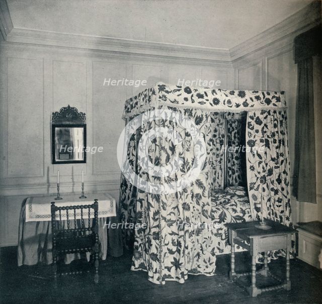 'A Bedroom from the House of Major Nicholas Sewall, at Secretary', 1930. Artist: Unknown.