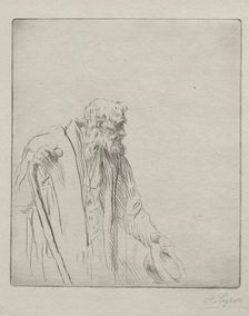 A Beggar. Creator: Alphonse Legros (French, 1837-1911)