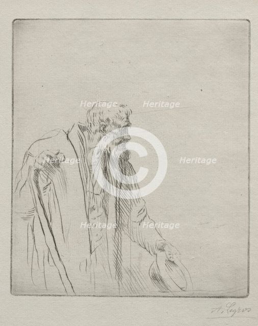 A Beggar. Creator: Alphonse Legros (French, 1837-1911).
