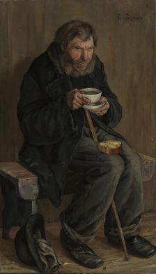 A Beggar, probably 1889. Creator: Thorvald Torgersen
