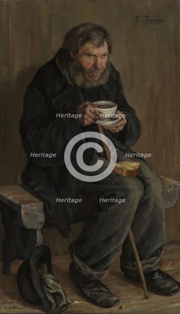 A Beggar, probably 1889. Creator: Thorvald Torgersen.