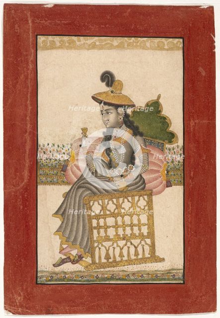 A Bejeweled Lady. Artist: Anonymous  