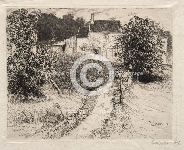 A Bellot, 1915. Creator: Auguste Louis Lepère (French, 1849-1918).