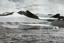 A Berg Calving from a Glacier at Cape Crozier c1911, (1913). Artist: Herbert Ponting