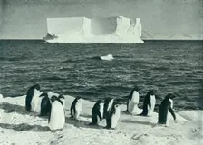 A Berg Drifting in McMurdo Sound c1910–1913, (1913). Artist: Herbert Ponting