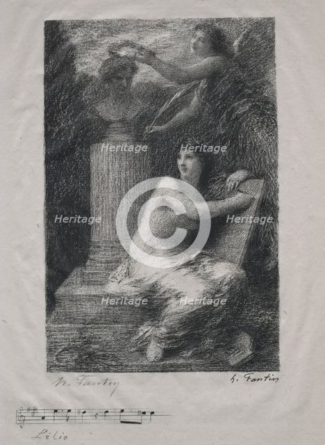 À Berlioz. Creator: Henri Fantin-Latour (French, 1836-1904).