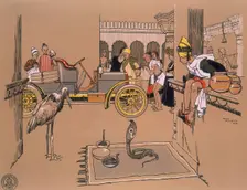 A Berliet car in a Bazaar, 1907