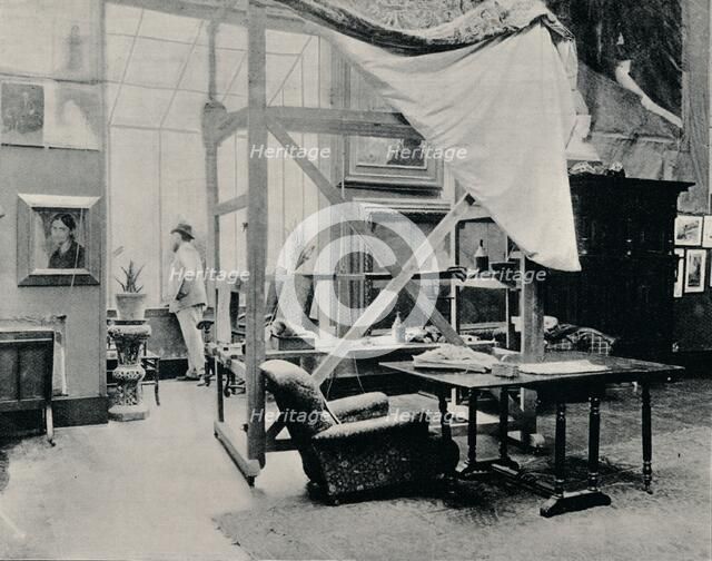 'A. Besnard in his Studio', c1897. Artist: Unknown.