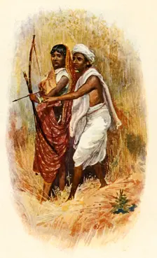A Bhil Couple c1910. Creator: Unknown