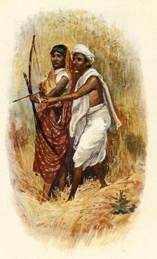 A Bhil Couple c1910. Creator: Unknown