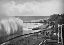 A Big Sea at Bognor c1896. Artist: Poulton & Co